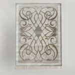 A beautiful home and guest carpet makes your home feel cozy and look great. It has a neat, matching pattern in the middle. It is made from strong, soft fabric that feels nice on your feet and is very easy to clean.