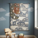 A premium-grade kids' rug featuring a highly durable, high-quality build that withstands constant activity. The pile is tightly woven to be incredibly soft and smooth, creating a comfortable surface for toys and games.