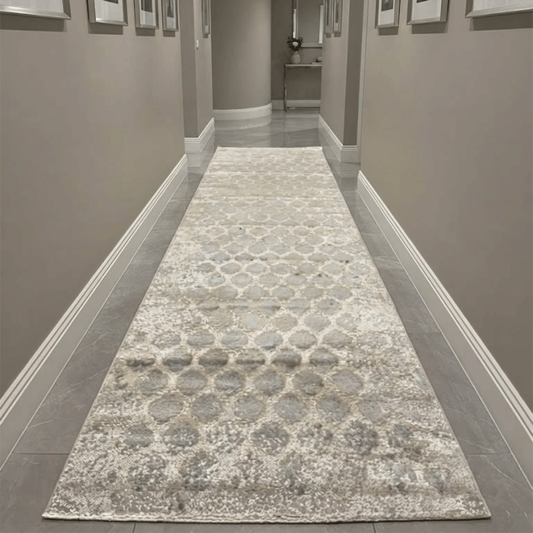 Atyaf-G_0000_Generative-Fill-6 Showcases rich, intricate tribal patterns woven into a low-profile construction, making it perfect for smooth door clearance in entryways.
