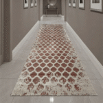 Showcases rich, intricate tribal patterns woven into a low-profile construction, making it perfect for smooth door clearance in entryways.