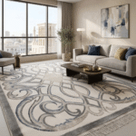Forget synthetic fibers that flatten and look tired after a year. This authentic hand-knotted Turkish rug uses premium, natural wool that literally bounces back when stepped on. Because highland wool is naturally rich in lanolin, it repels water and resists stains—making it a surprisingly practical choice for homes with young kids