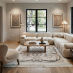 Forget synthetic fibers that flatten and look tired after a year. This authentic hand-knotted Turkish rug uses premium, natural wool that literally bounces back when stepped on. Because highland wool is naturally rich in lanolin, it repels water and resists stains—making it a surprisingly practical choice for homes with young kids