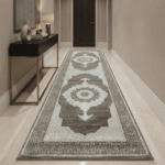 Durable runner carpet for high-traffic hallways and narrow walkways