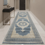 Durable runner carpet for high-traffic hallways and narrow walkways