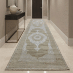 Durable runner carpet for high-traffic hallways and narrow walkways