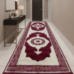 Durable runner carpet for high-traffic hallways and narrow walkways