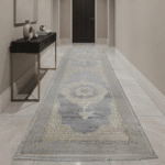 Durable runner carpet for high-traffic hallways and narrow walkways