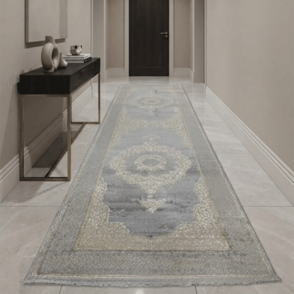 Durable runner carpet for high-traffic hallways and narrow walkways