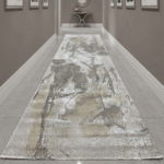 Low-pile runner carpet suitable for indoor entryways and hallways