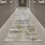 Low-pile runner carpet suitable for indoor entryways and hallways