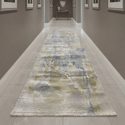 Low-pile runner carpet suitable for indoor entryways and hallways