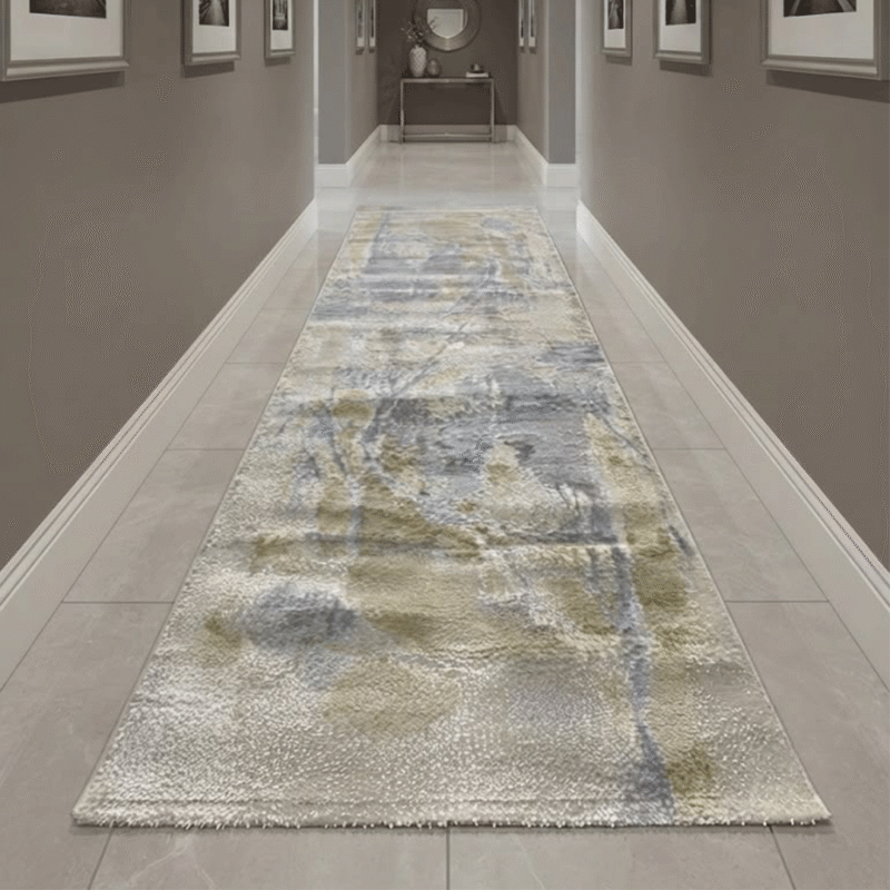 Low-pile runner carpet suitable for indoor entryways and hallways