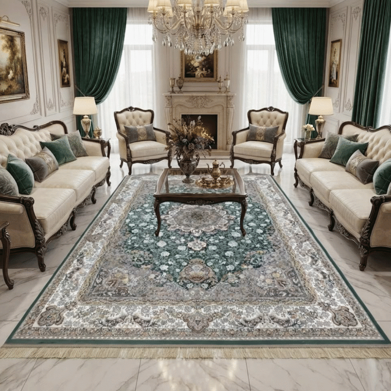 The Isfahan is part of our Irani special collection — a classic Persian design in a generous 250x350 cm size, suited to living rooms and majlis spaces. Crafted for daily use with a dense, durable pile. Visit our showroom to see it in person, or order online with delivery across the UAE.
