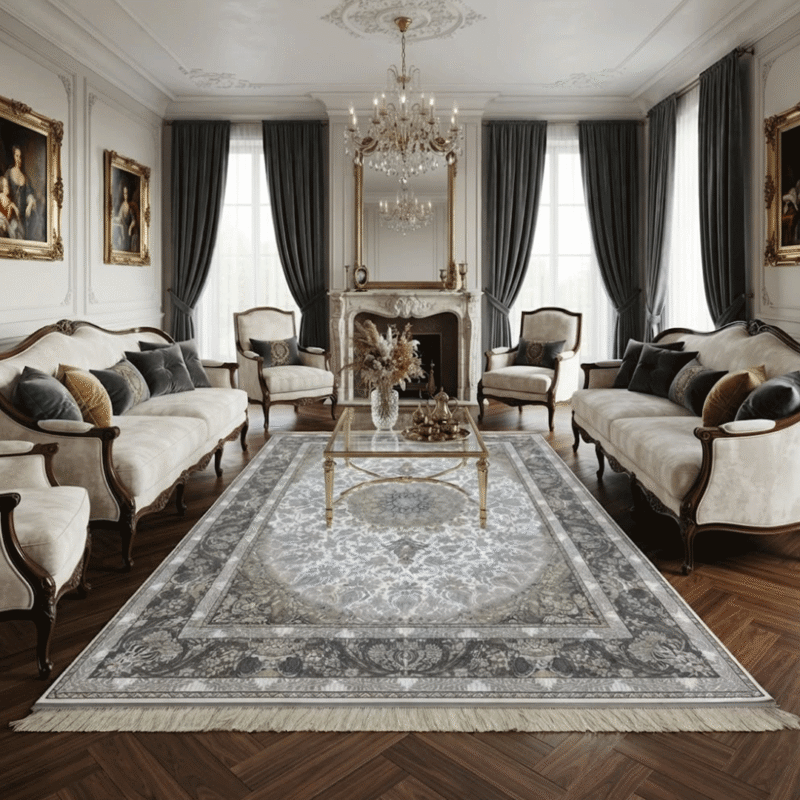 The Kashan is part of our Irani special collection — a classic Persian design in a generous 250x350 cm size, suited to living rooms and majlis spaces. Crafted for daily use with a dense, durable pile. Visit our showroom to see it in person, or order online with delivery across the UAE.