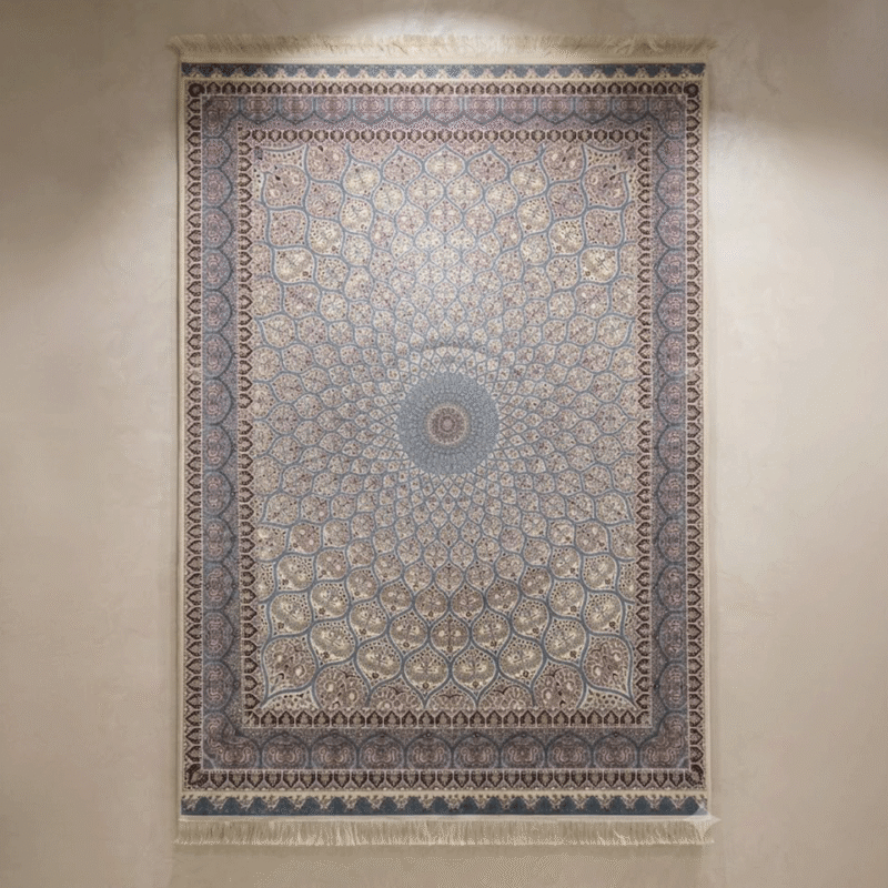 The Nain is part of our Irani special collection — a classic Persian design in a generous 250x350 cm size, suited to living rooms and majlis spaces. Crafted for daily use with a dense, durable pile. Visit our showroom to see it in person, or order online with delivery across the UAE.