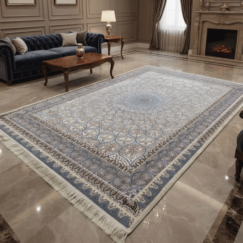 The Nain is part of our Irani special collection — a classic Persian design in a generous 250x350 cm size, suited to living rooms and majlis spaces. Crafted for daily use with a dense, durable pile. Visit our showroom to see it in person, or order online with delivery across the UAE.