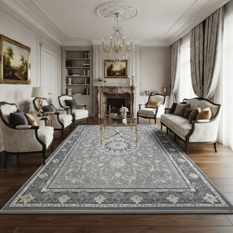 The Kerman is part of our Irani special collection — a classic Persian design in a generous 250x350 cm size, suited to living rooms and majlis spaces. Crafted for daily use with a dense, durable pile. Visit our showroom to see it in person, or order online with delivery across the UAE.