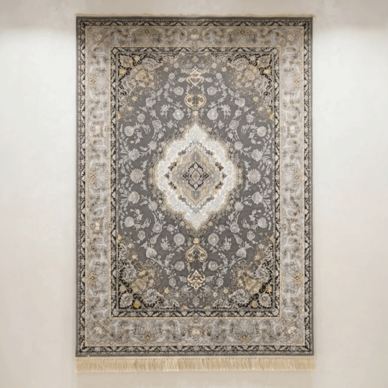 The Heriz is part of our Irani special collection — a classic Persian design in a generous 250x350 cm size, suited to living rooms and majlis spaces. Crafted for daily use with a dense, durable pile. Visit our showroom to see it in person, or order online with delivery across the UAE.