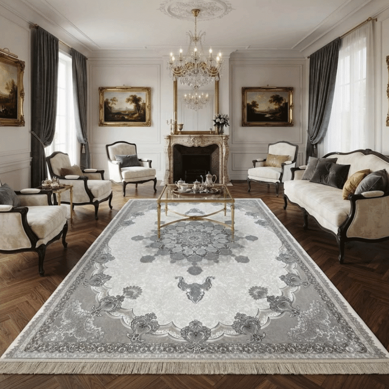 The Bijar is part of our Irani special collection — a classic Persian design in a generous 250x350 cm size, suited to living rooms and majlis spaces. Crafted for daily use with a dense, durable pile. Visit our showroom to see it in person, or order online with delivery across the UAE.