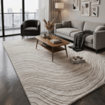 This high-quality Turkish rug replicates the sought-after, lived-in patina of a century-old antique using softly washed, desaturated natural dyes.