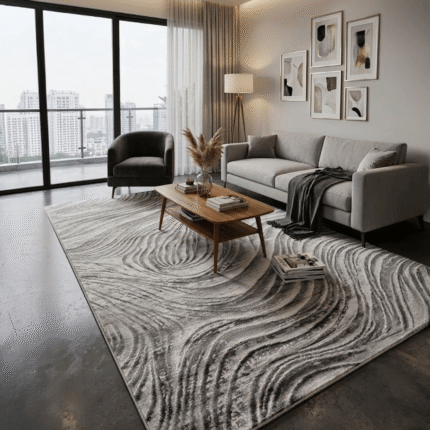 This high-quality Turkish rug replicates the sought-after, lived-in patina of a century-old antique using softly washed, desaturated natural dyes.